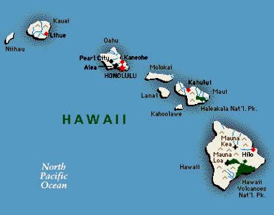 Carte - Hawaii