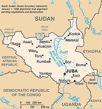 Carte - Sud Soudan