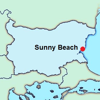 Position de Sunny Beach