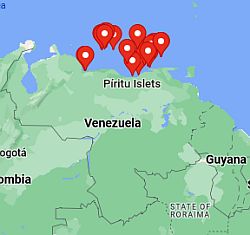 Îles du Venezuela, où elles se trouvent