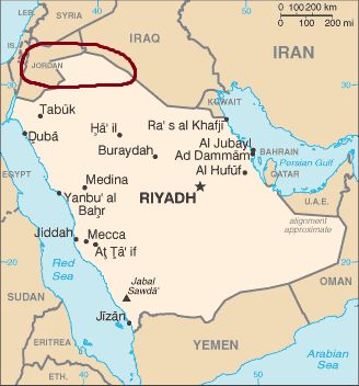 Arabie Saoudite, climat du désert syrien