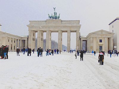 Neige à Berlin