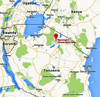 Ngorongoro, où il est Ngorongoro, où il est