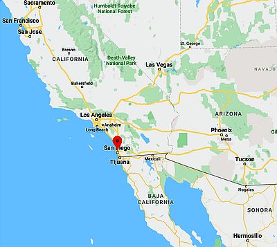 San Diego, où se trouve San Diego, où se trouve
