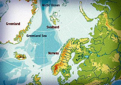 Svalbard, où elles sont sur la carte Svalbard, où elles sont sur la carte