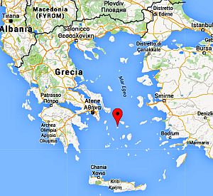 Position de Syros Position de Syros
