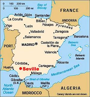 Séville, où se trouve Séville, où se trouve
