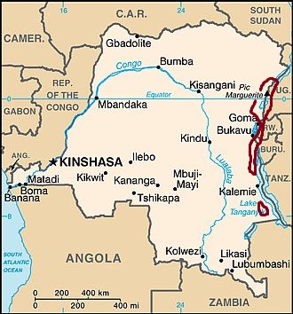 Congo, régions au climat de montagne