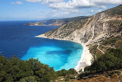 Céphalonie, plage de Myrtos