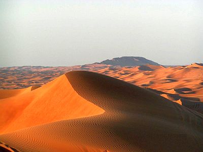 Dunes de sable, Emirates Arabes Unis