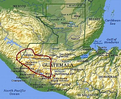 Guatemala, zone au climat aride