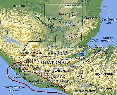 Guatemala, sud