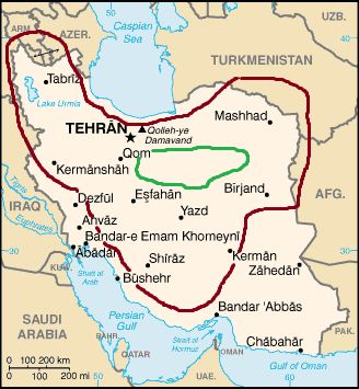 Iran, climat du plateau