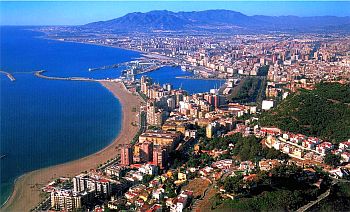 Málaga, vue
