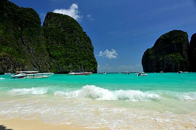 La Plage, Maya Bay, île Phi Phi Leh