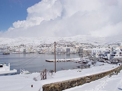 Neige à Tinos