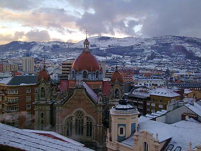 Oviedo sous la neige