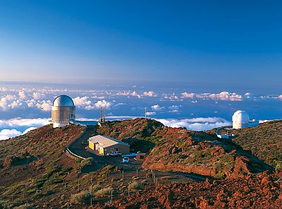 Observatoire Roque de los Muchachos et vue