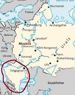 Carte européenne de la Russie du Sud