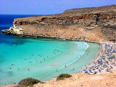 Plage des lapins, Lampedusa