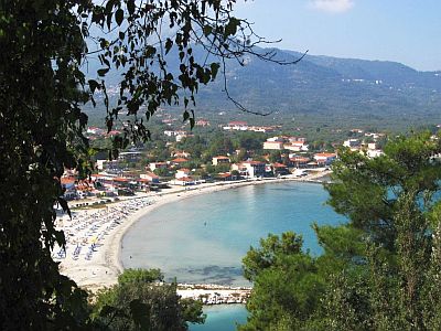 Plage à Thasos