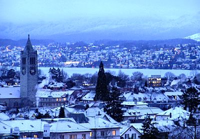 Zurich en hiver