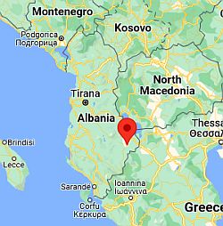 Korça, où se trouve