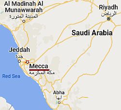 La Mecque, où se trouve