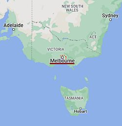 Melbourne, où se trouve
