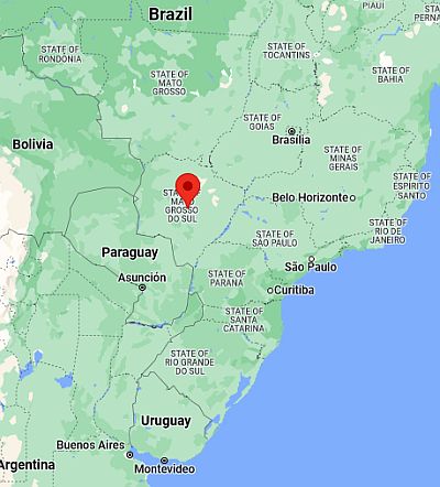 Campo Grande, position dans la carte