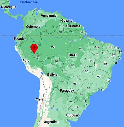 Cruzeiro Do Sul, position dans la carte