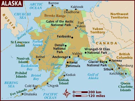 Carte - Alaska