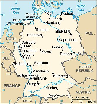 Carte - Allemagne