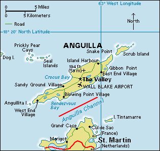 Carte - Anguilla