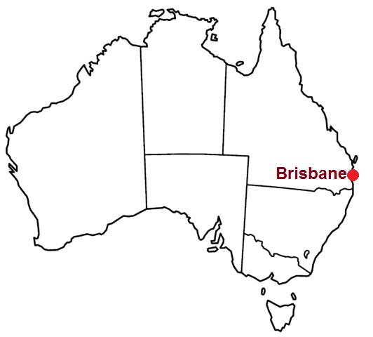 Brisbane, où elle se trouve