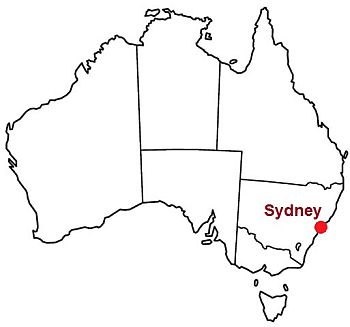 Position de Sydney
