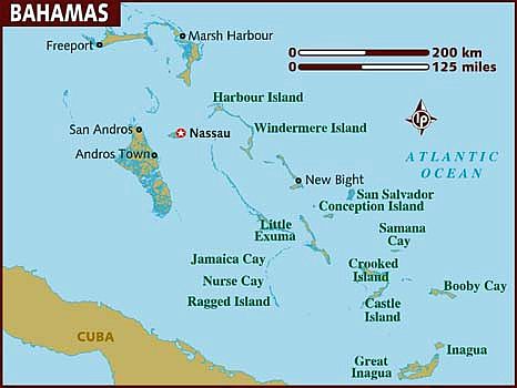 Carte - Bahamas