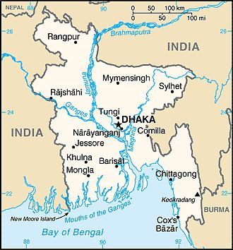 Carte - Bangladesh