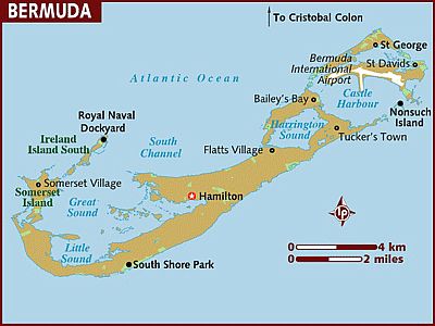 Carte - Bermudes