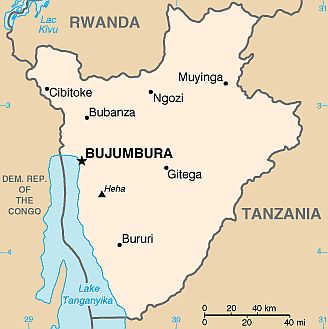 Carte - Burundi