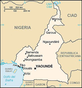 Carte - Cameroun