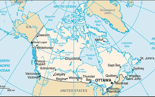 Carte - Canada