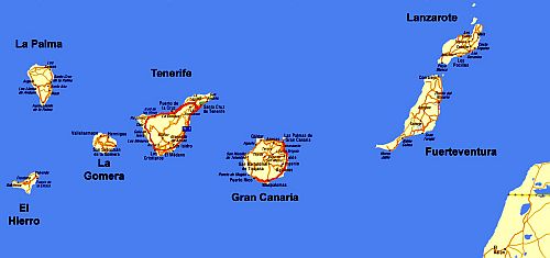 Carte - Canaries