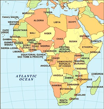 Carte - Afrique