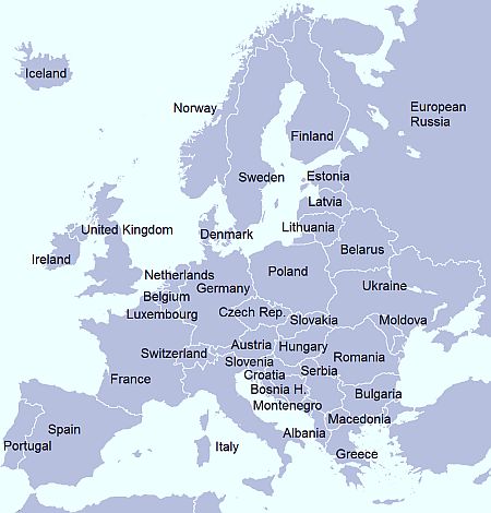 Carte - Europe