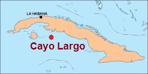 Cayo Largo, où il se trouve