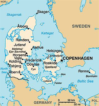 Carte - Danemark