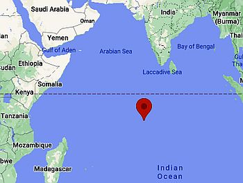 Diego Garcia, position dans la carte