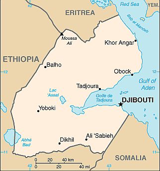 Carte - Djibouti