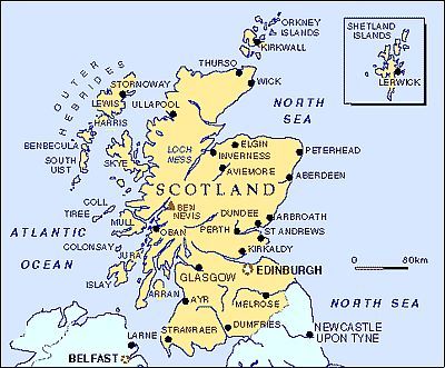 Carte - Ecosse